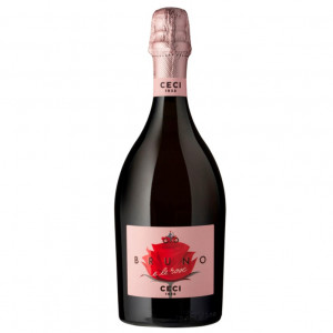 Vin Bruno Lambrusco Roze Brut - Cantine Ceci - 0.75 L