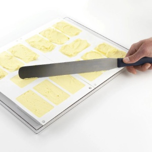 Бисквитен сандвич Ice Cream Sandwich Slim, 2 силиконови форми x 6 кухини. 12 x 4,5 x H 2 cm, 110 ml (BISC03) - Img 5