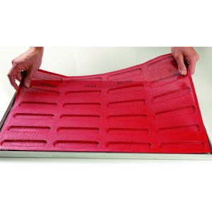 Микроперфориран силициев калъп 60x40cm, Ecler 12.5x2.5xh0.5cm - Img 3