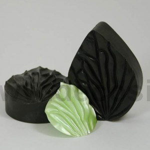 Остри листа с гладки ръбове - Decosil Silicone Moulding, 8 x 6 cm - Img 1