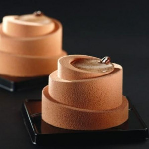 Пластмасова основа за презентация Monoportion Presentation Plastic Base, квадратна черна 8,5 x 8,5 x H 0,7 cm, комплект 250 бр. - Img 2