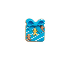 Пластмасови коледни ножчета - подарък, Ø 3 x H 2,2 cm - Img 2