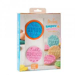 Пластмасов кръгъл резец Super Wonder + маркер Ø 6,5 x H 2,2 cm, комплект от 3 части - Img 2