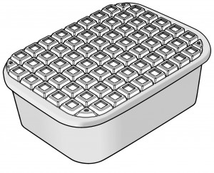Силиконова форма TOP-IceCream Tablet 36x25xH1.85cm, 1 кухина - Img 4