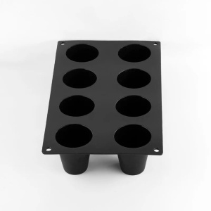 Силиконова чаша за кафе 3D Shape Kit, 2 x 8 кухини, Ø 6-5,5 x H 1-6 cm, 20+97 ml - Img 4