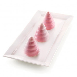 Силиконова 3D матрица Brad Ø 6 x H 7 cm, 6 кухини x 100 ml - Img 1