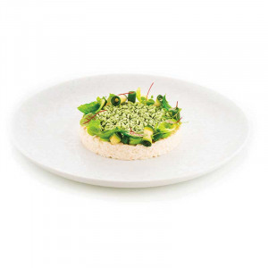 Силиконов калъп Silikomart NaturaE Erbetta Ø 10 x H 0,8 cm, 43 ml, 8 кухини - Img 4