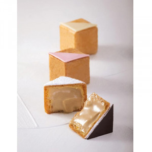 Форма Cookmatic Choux Cub 3,2 x 3,2 x H 3,2 cm, 30 кухини - Img 3