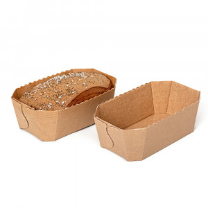 Форми за печене 15.3x8.8xH6cm - 300 gr, топлоустойчива картонена кутия, комплект 30 броя - Img 4