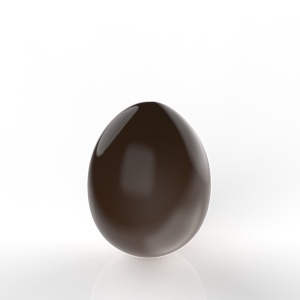 3D Chocolate Mould, Polycarbonate with Clamps, 15 Subjects Or Ø 3.8 x H 5 cm, 15 gr, Set 2 pcs
