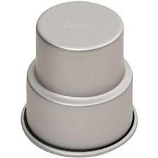 3D Shape Baking Minitortulet 2 Stages Ø 7xH8cm, Anodised Aluminium - Img 3