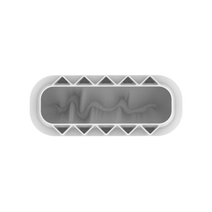 3D Slope 3D Silicon Trunks 25 x 8 x H 8 cm, 1050 ml - Img 4