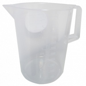 6 Litre Transparent Robust Plastic Graded Cup, 6 Litre - Img 2