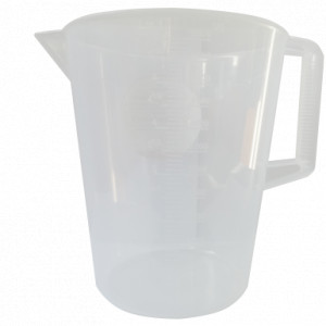 6 Litre Transparent Robust Plastic Graded Cup, 6 Litre - Img 1