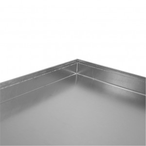 Aluminium Tray - 4 Edges, 60 x 40 x H 4 cm - Img 2