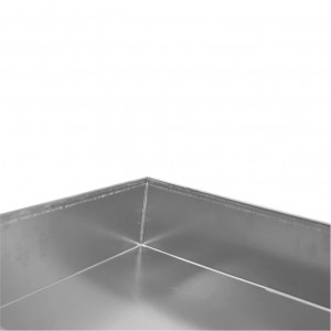 Aluminium Tray - 4 Edges, 60 x 40 x H 6 cm - Img 2