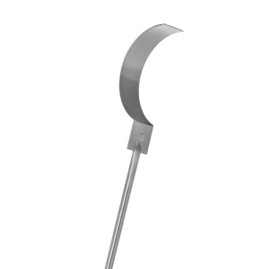 Ash and Ember Shovel, Stainless Steel 25 x 7.5 cm, 200 cm Red Handle - Img 2