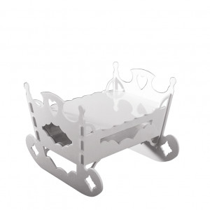 *Baby Crib Cake Stand, 1 Tray, 55x50xH38cm - Img 1