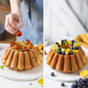 Baking tin Model Daisy, Non-stick, Ø 20 x H 8.5 cm - Img 2