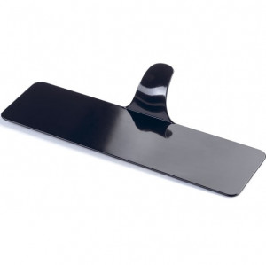 Baza Plastic Prezentare Monoportii, Model Dreptughiular Negru, 13 x 3.8 cm, Set 250 Buc - Img 1
