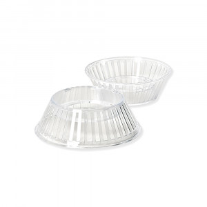 Baze Oua Ciocolata 250 gr, Material Plastic Transparent, Ø8.7xH3cm, Set 10 Buc