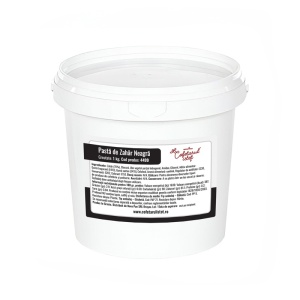 Black sugar paste Confectioner Istet, 1 Kg - Img 1