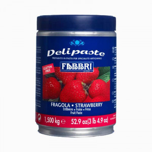 Capsuni tészta Fabbri Delipaste, 1,5 kg