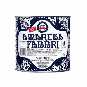 Cherry Amarena Syrup in Fabbri Metal Box, 3.2 kg - Img 1