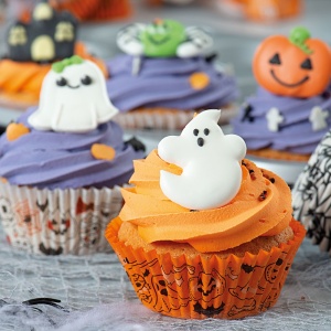 Chese L Halloween papír, Ø 5 x H 3,2 cm, 36 db - Img 3