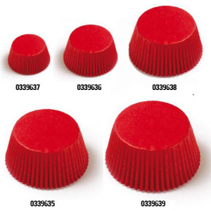 Chese XL papír piros, R 5,5 x H 4,5 cm, 60 db - Img 4