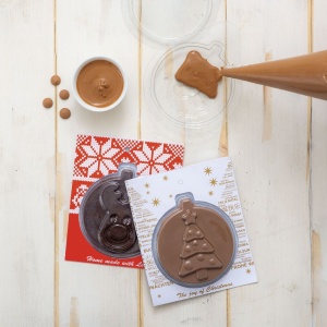 Chocolate Christmas Cards - Set of 8 Plastic Moulds and Packaging Accessories - Img 6