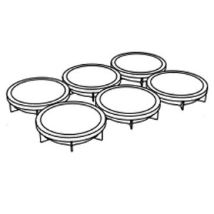 Classic 3D Silicon Cake Tin Ø18xH4.5cm - Img 3