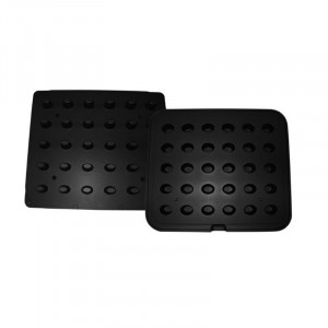Cookmatic mould Cookmatic Model S04 Profil Neted, 2.9 - 3.3 x 2.1 - 2.5 H 3.5 cm, 30 cavities - Img 3