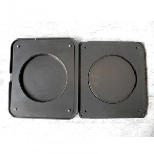 Cookmatic mould Cookmatic Model V Profile Neted, Ø 21.6 - 23 x H 2.2 cm, 1 cavity - Img 3
