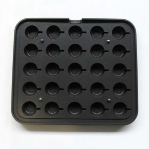 Cookmatic szerszám Cookmatic Model 8 Profiled hálós, Ø 4,4 - 2,6 x H 2,3 cm, 25 üreggel - Img 2