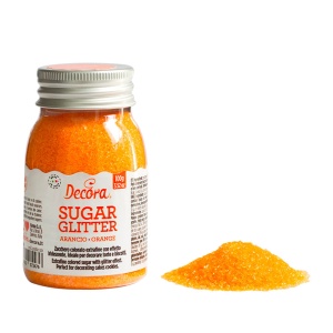 Csillogó narancs cukor, 100 gr