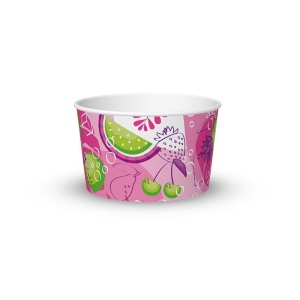 Cupe Inghetata Carton Maracaibo, Ø 8.5 x H 5 cm, 190 ml, Set 55 buc - Img 1