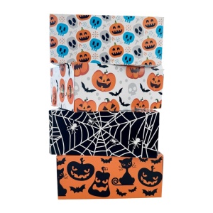 Cutii Desert pentru Halloween 18 x 13.5 x H 7.5 cm, 24 buc