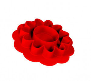 Daisy Daisy Daisy silicone mould Ø 5.8 x H 4.1 cm, 8 cavities x 62 ml + cutter - Img 4