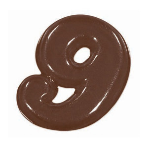 Decor Figures 0-9 - Plastic Chocolate Chocolate Mould - Img 3