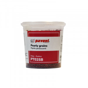 Decor Granule Ciocolata Neagra Rubiniu, 120 gr