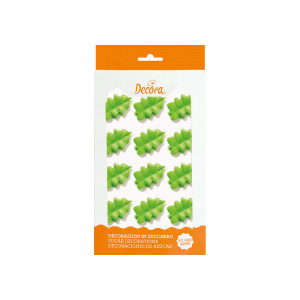 Decor Zahar - Frunze Ø 2.5 cm, 12 buc