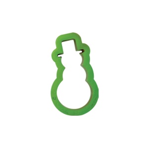 Decupatoare Plastic Craciun - Om de Zapada, Ø 8.5 x H 2 cm - Img 1