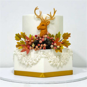 Deer Head Silicone Mould Ø 9.7 cm - Img 2