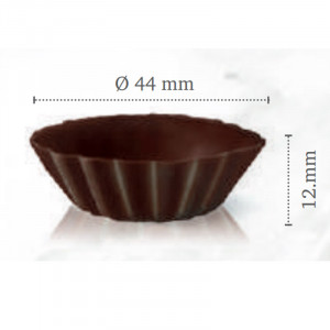 Double Dark Chocolate Biscuits, Ø 4.4 cm, 900 gr, 210 pieces - Img 3