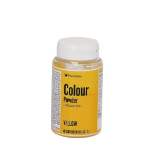 Fat Soluble Food Colour Powder, Yellow without E171, 25 gr