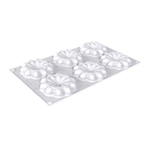 Forma Silicon Decor Top/Insertie Bloom Ø 7.7 x H 1.7 cm, 6 cavitati x 45 ml - Img 2