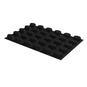 Forma Silicon Fiberform 60x40cm 30 cavit. Oval 7 x 5 x H 3 cm, 70 ml