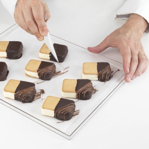Forma Silicon Inghetata Sandwich Mini Biscuit Double, 2 forme silicon x 8 cav. 7.05 x 4.85 x H 2.05 cm, (BISC04M) - Img 8
