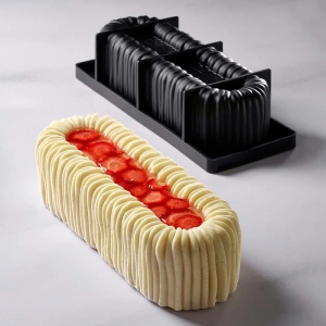 Forma Silicon Tort 3D Silk 25 x 8.6 x H 6.82 cm, 1100 ml